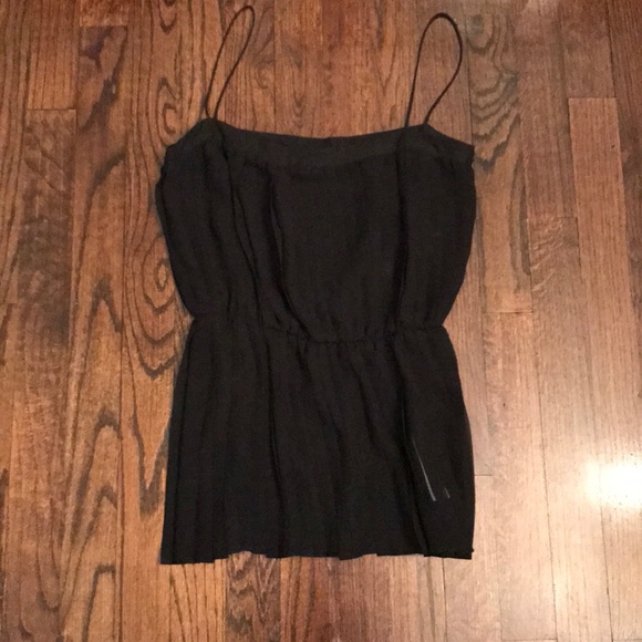 Zara pleated tank top black size XS - Picture 1 of 5